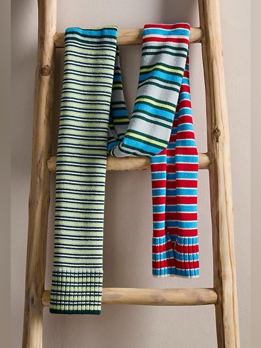 Free People Stars Hollow Striped Scarf New Eclectic Preppy Schoolboy